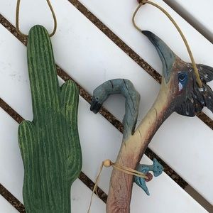 🌵 SOUTHWEST 🌵 Cactus & Roadrunner backscratchers